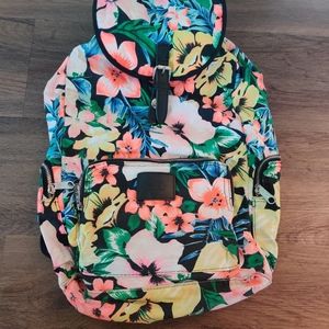 Victoria secret pink backpack floral